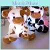 Adorable Glow In The Dark Plush Cow Doll Soft Stuffed Animal For Kids And Infants