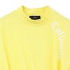 Callaway Short Sleeve Mock Neck Shirt UV Golf Underwear C24134212 Women's (Design, Moisture-Wicking, Quick-Drying, Protection) / / 1060_Yellow