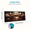 Gothic Moth Color Mouse Pad Large Gaming Table Cushion Non-slip Laptop Tablet Big Mousepad XXL Mat Mini PC Playmat With Lock edge