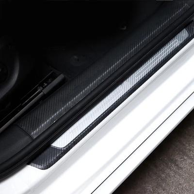 Carbon Fiber Car Sticker Door Edge Transparent Film Anti Scratch Auto Door Sill Protector for Bumper Protection Auto Accessories