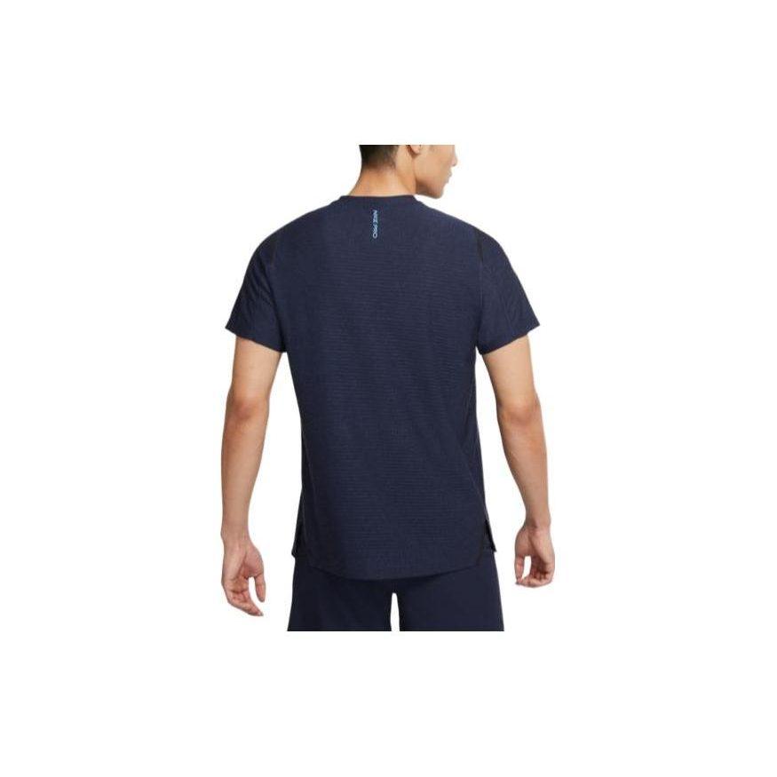 Nike T-shirt da uomo Blu scuro Girocollo Vestibilità dritta moderata CU4990-451
