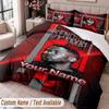 Custom Name Text 3Pcs Bedding Set Kendrick Lamar Duvet Cover And Two Pillowcases