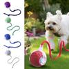 Automatic Smart Cat Toys Fast Rolling Imitate Mouse Tail Electric Cat Ball Toy Indoor Playing Rechargeable