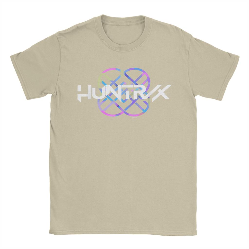 Huntrix Band Logo T-Shirts Unisex  Novelty Cotton Tees Round Neck Short Sleeve T Shirt Party Tops