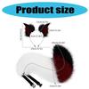 2Pcs Animal Cosplay Costume Fauxs Furs Wolf Cats Foxes Tail and Cats Ears Headbands Halloween Party Costume Accessories