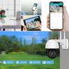 Kamera Zewnętrzna Obrotowa Ip Wifi 2Mpx Full Hd 4X Zoom Do Monitoringu