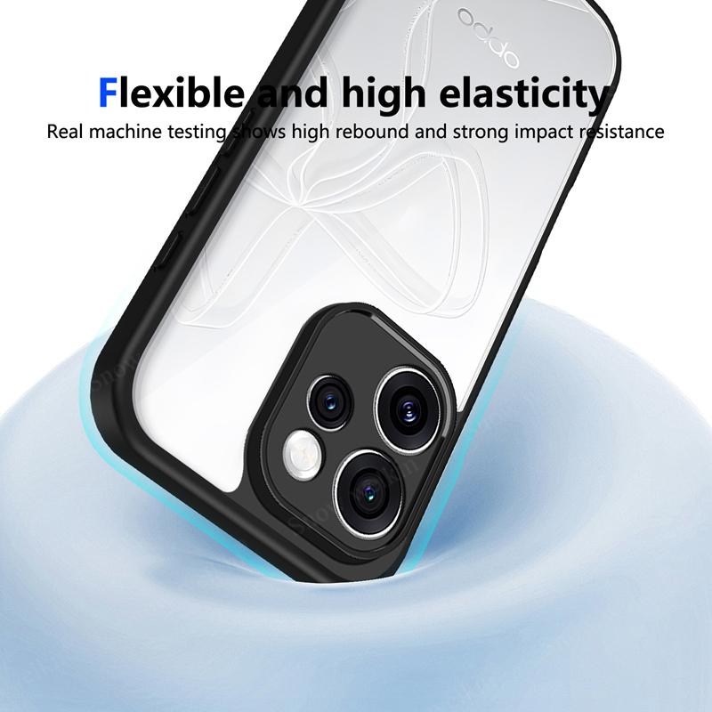 Transparent Silicone Case For Oppo Reno 15 Reno15 Pro F FS mini Max 15F 15C 15FS Reno15F PC Back TPU Bumper Phone Cases Cover