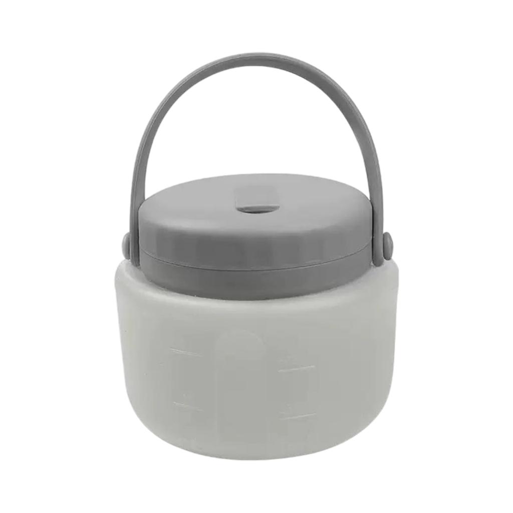 500ML Portable Outdoor Fresh-Keeping Bucket Silicone Sealed Bucket Kettle Silicone Ffresh-Keeping Bag Fresh-Keeping Bucket Ice Bucket Food Storage Box