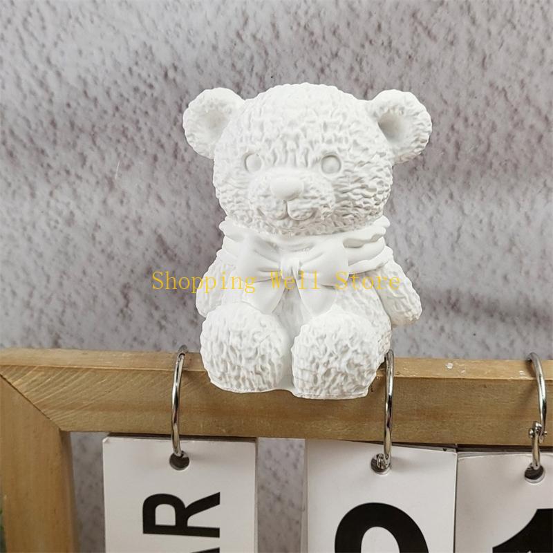KX4B Silicone Moulds Animal Molds Epoxy Resin Molds 3D Bear Plasters Molds Handmade Ornament Molds Castings Molds China Mainland