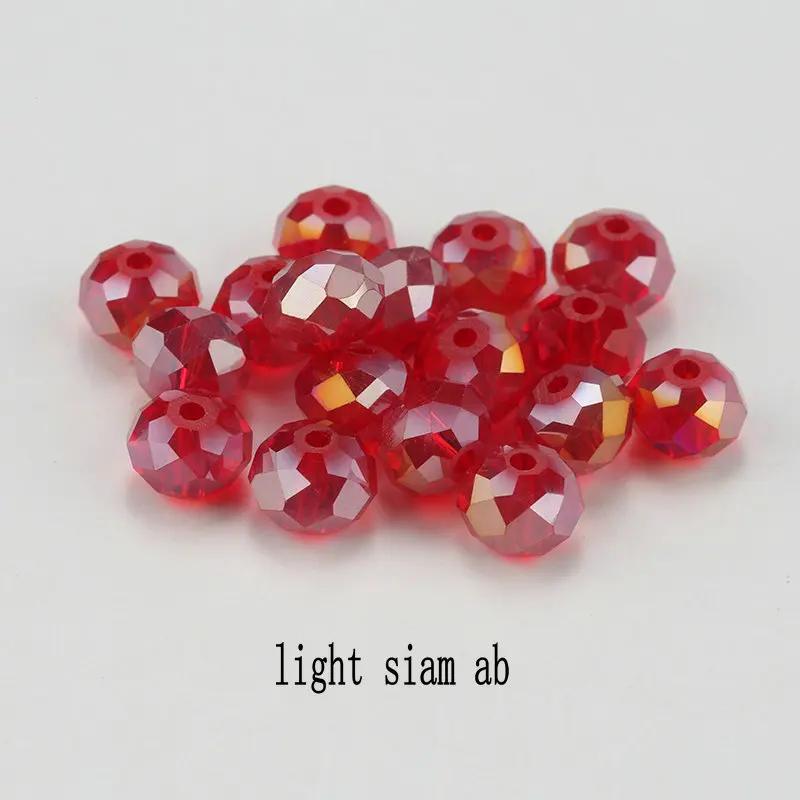 4mm glass beads plated Color faceted round crystal beads Jewelry beads for bracelet necklace Jewelry making DIY 150pcs