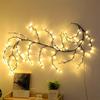 Christmas Decorations 2024 Artificial Plants Flowers Tree Willow Rattan Lights 144 LED Wall Bedroom Living Room Home Decor