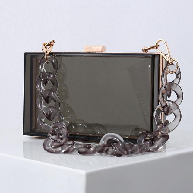 Purple Bags For Woman Clear Acrylic Clutch Handbags Jelly Purses And Handbags Small Transparent Luxury Designer Crossbody Bags