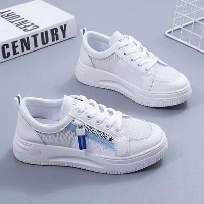 Spring 2024 New Versatile Sports Board Shoes Summer Breathable Mesh Mesh Shoes Summer Casual Little White Shoes Women's Shoes