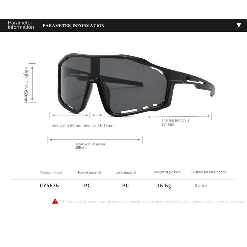 Sports Glasses Men Woman Bike Eyewear Mountain MTB Cycling UV400 Sunglasses Bicycle Road Goggles