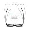 UV400 Protection Polarized Magnetic Clip On Sunglasses Cycling/Driving Sunglasses Set with Pouch 6 Iin 1 Clip Cycling Glasses