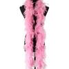 Dyed Red Scarf 80g Turkey Feather Boa for Home Party Wedding Christmas Decor DIY Craft Clothing Costume Dance Dress Accessory