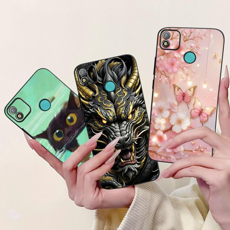 6.0" For Tecno Pop 4 Case Silicone Funny Luxury Cute Cartoon Cat Girls Cool Boys Back Cover For Techno Pop4 Phone Case BC2c BC1s