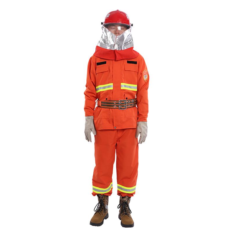 Fire-Resistant Five-Piece Forest Firefighting Suit: Includes Helmet, Gloves, and Boots Forest firefighting suit