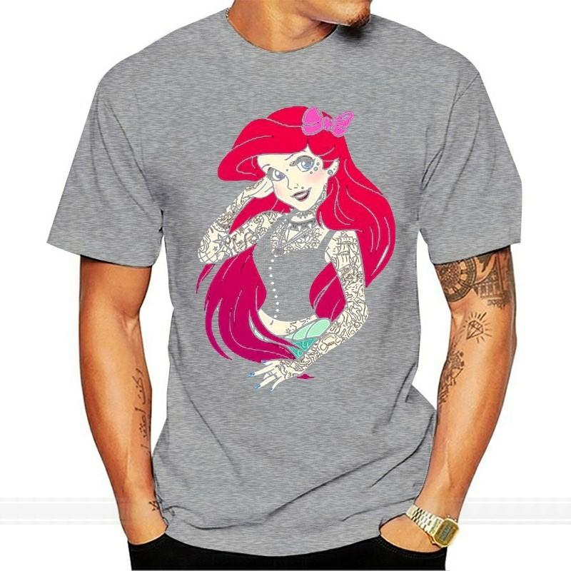 Tiptop Arielle Tshirt T Shirt Streetwear Funny Black Clothing Hiptope Unisexs Tshirt Tops Tees Shubuzhi Brand Teeshirt