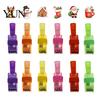 Interactive Play Toys Christmas Finger Projector Light, Mini Patterns LED Toy for Kids, Portable Projection Gadgets Light Up Ring Xmas Party Supplies