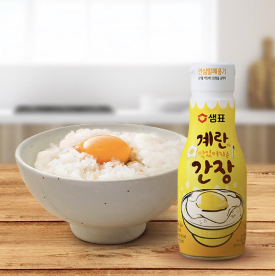 Sempio Soy Sauce for Eggs Rich Umami Seasoning 200ml x 2 Bottles