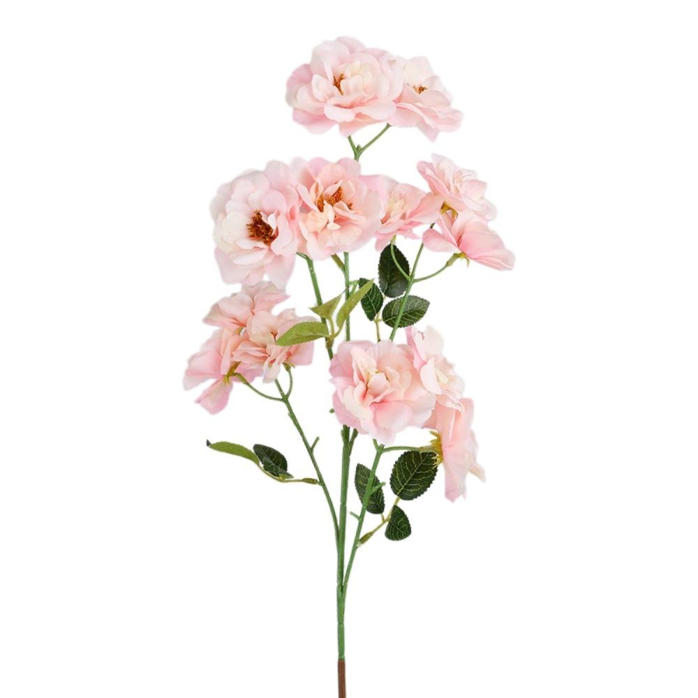 

Handmade Simulation Big Rose Realistic Fake Flower Faux Rose Branch Valentine s Day