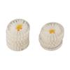 50PCS 2 Holes Daisy Buttons Round Sewing Button Sweater Clothing Button  Clothing Sewing