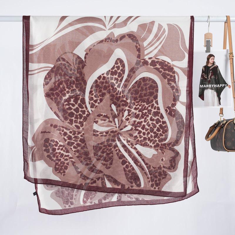 Autumn and Winter Thin Cotton and Linen Scarf Long Scarf Women's Four-season Warm Decoration Enlarged Thin Shawl Summer Beach Towel