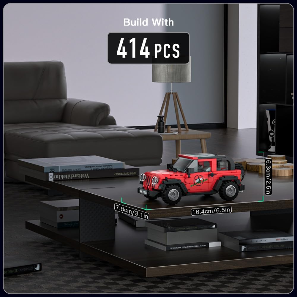 MOULD KING Véhicule tout-terrain Pickup 27056/27057/27058/27059, ensemble de construction, modèle de voiture à collectionner, bloc de voiture, cadeau pour enfants de 8 ans et plus