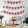 1 Set Happy Birthday Garland with Blood Home Hanging Decorations Party Supplies Halloween Birthday Banner Halloween