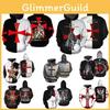Knight Cross Cosplay Sweatshirt 3d Printed Hoodie Pullover Jacket Suit Costume