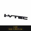 3D Metal Ivtec Letter Emblem Badge Decal Car Styling For Honda Civic Logo Car Rear Tail Trunk Stickers Decals Auto Accessories akf256