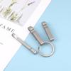 Hiking Titanium Alloy Buckle Ribbon Ending Buckles Belt Clip Quick Draw Keychain Hanging Buckles Key Ring