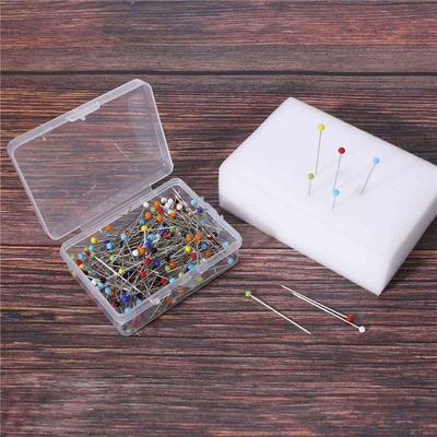ABWR-750 Pieces Sewing Pins Ball Glass Head Pins Straight Quilting Pins For Dressmaker Jewelry Decoration