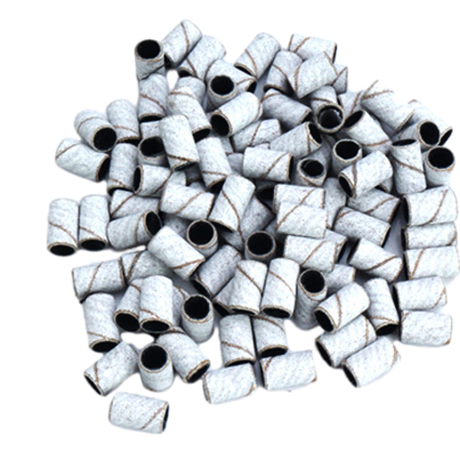 

100 шт. маленьких шлифовальных лент для маникюра, гладкие и прочные инструменты для полировки фрезы для ногтей D