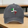 Italia Italian Flag Vintage Washed Baseball Cap  Y2k Funny Sun Trucker Hat Summer UnisexTeens Outdoor Sport Baseball Caps