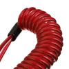 1.2M Bike Spring Cable Lock Anti-Theft Rope Alarm Disc Lock Bicycle Security Reminder Motorcycle Theft Protection 120-150cm