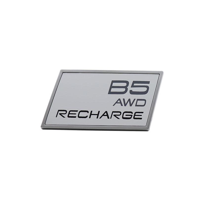 3D Premium B6 B5 T5 T6 T8 AWD RECHARGE für Auto Kotflügel Kofferraum Heckhaube Aufkleber Emblem Plakette