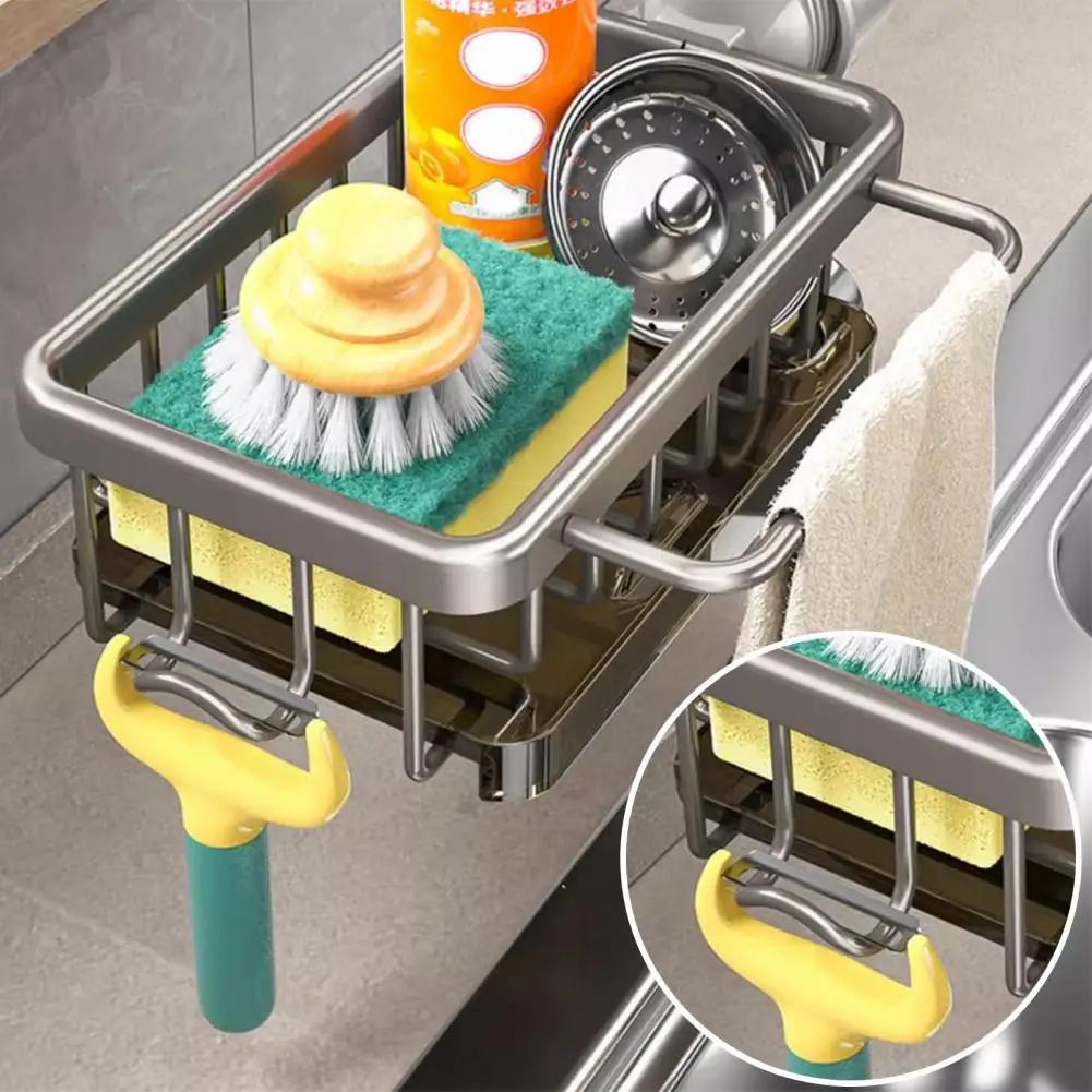 Kitchen Sink Faucet Storage Rack Dishwasher Vegetable Sink Supplies Household Drain Basket For Bathroom Gadget