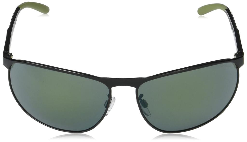 Emporio Armani EA2124 Green Petrol Mirror Size 64 Sunglasses, Black/Light Lens,