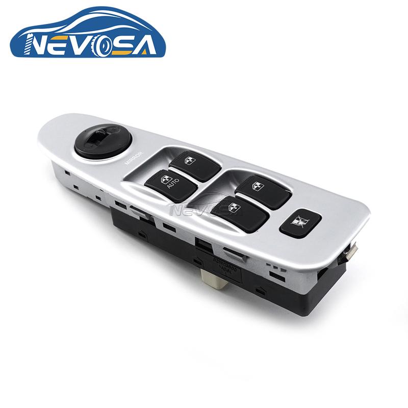 NEVOSA 93570-2D100 93580-2D300 Silver Black Car Window Control Switch Rear Button For Hyundai Elantra 2001 2002 2006 93570-2D000