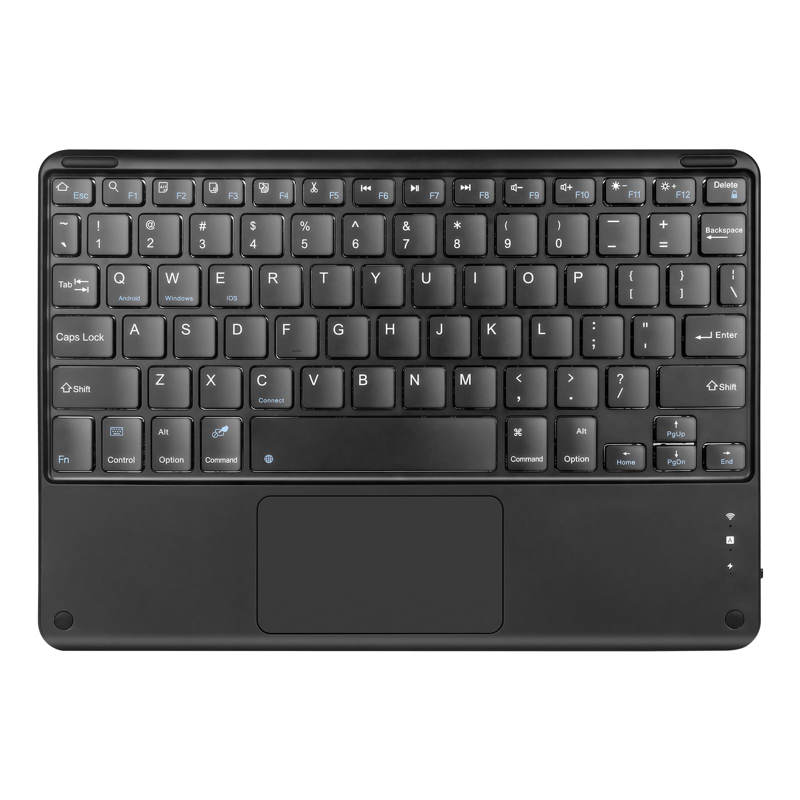 

Hasskya Wireless Keyboard with Bluetooth Compatible with Android and Windows Easy to Includes Japanese Instruction Manual Touchpad, Keyboard,