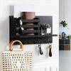 Wood Mail Organizer Thickening Wall Mount Home Decor Home Storage Holder  Entryway