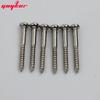 6 Pcs Electric Guitar Bridge Saddles Tremolo System Bridge Tailpiece Mounting Fixed Screws With Notch Guitar Accessories