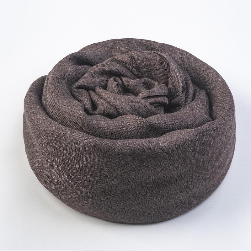 Women's Summer Sun Protection Scarf: Cotton & Linen, Japanese & Korean Style, Medium-Long, Lightweight Shawl