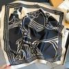 1116 South Korea Spring, Autumn and Summer New 71 Square Scarf Women's Silk Scarf Decorative Scarf Shawl Retro Mulberry Silk High-end Gift