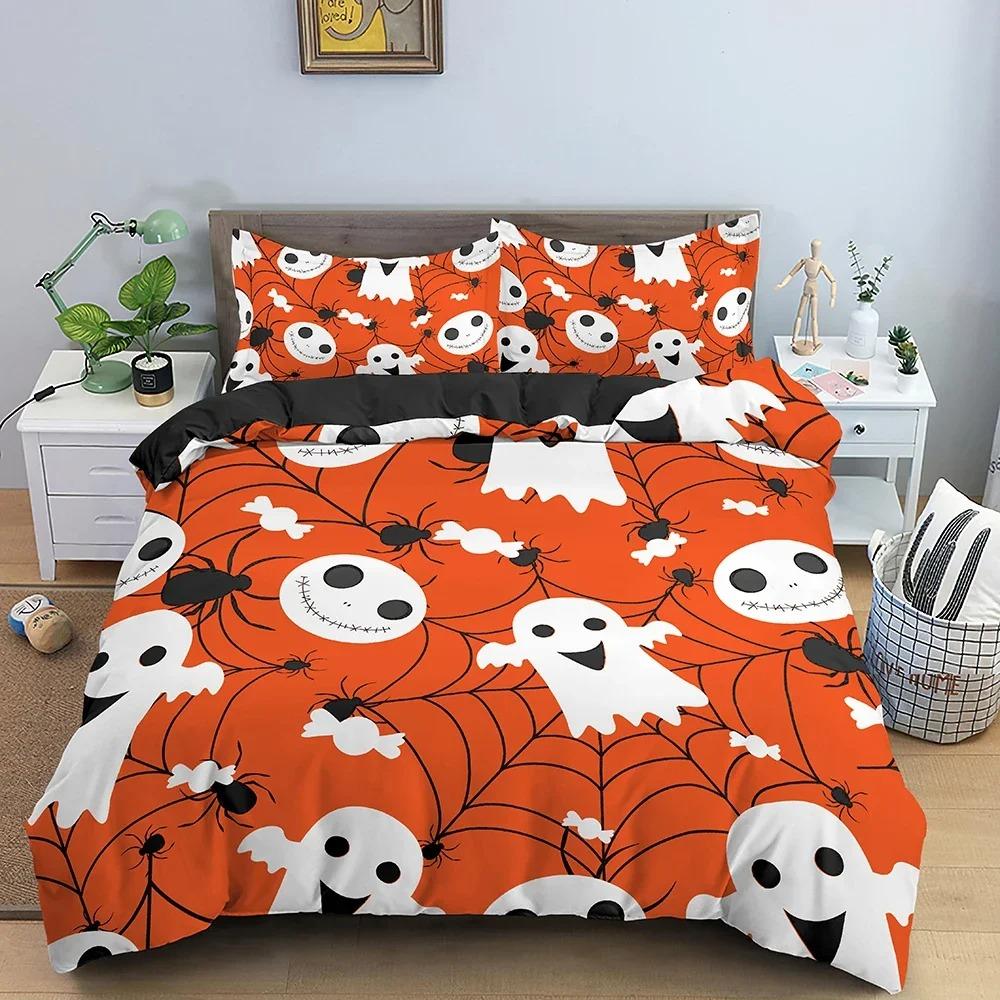 3D Print Bedding Set Halloween Pattern Duvet Cover Comforter Covers Single Twin King Size Quilt Cover With Pillowcase