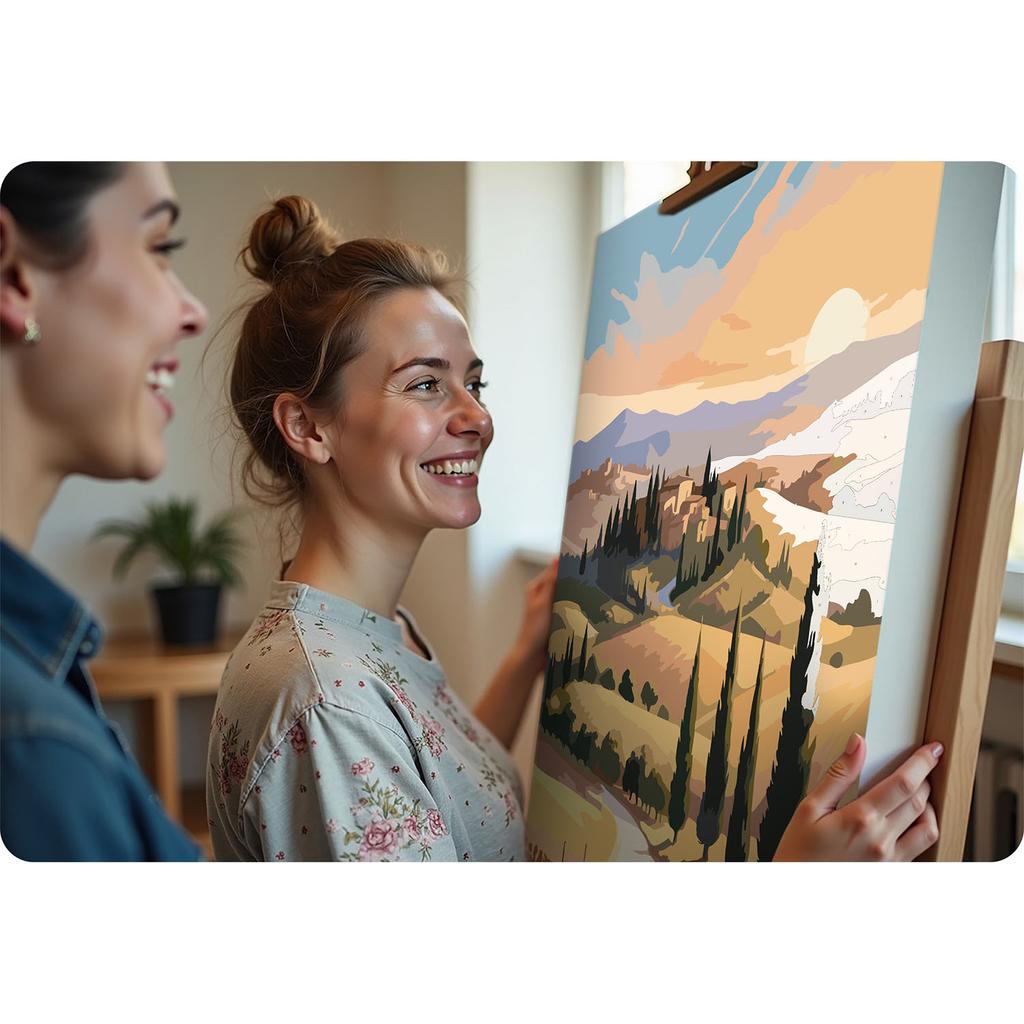 Paint By Number Picture 40X50 Cm Massido Landscape