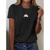 100% Cotton Short Sleeved T-shirt for Women Summer, Fashionable, Comfortable, Breathable, Round Neck Casual Top