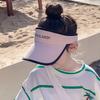 Kids' UV-Protection Ponytail Sun Visor - Boys' and Girls' Fashionable Topless Summer Hat
